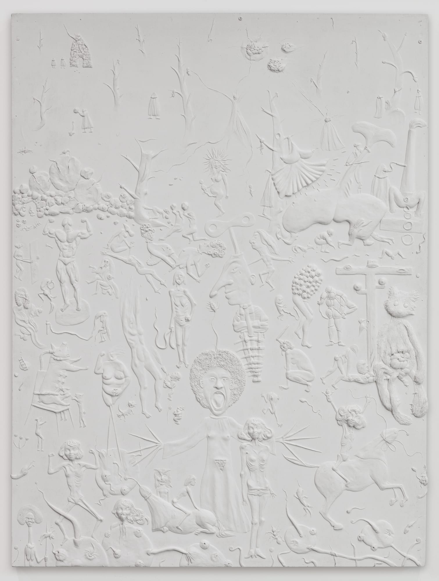 Tim Noble, Imaginary Beings, 2020, Cast in jesmonite, 94.44 x 121.92 x 7.62 cm, Edition 1/2 plus 1 AP