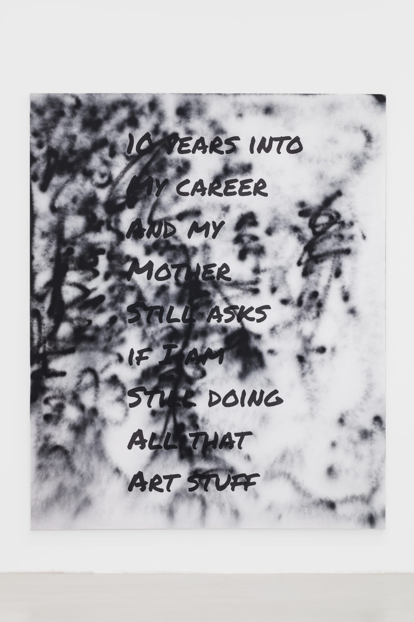 Untitled, 2021 Lacquer and acrylic on canvas 220 x 180 cm 86 5/8 x 70 7/8 in