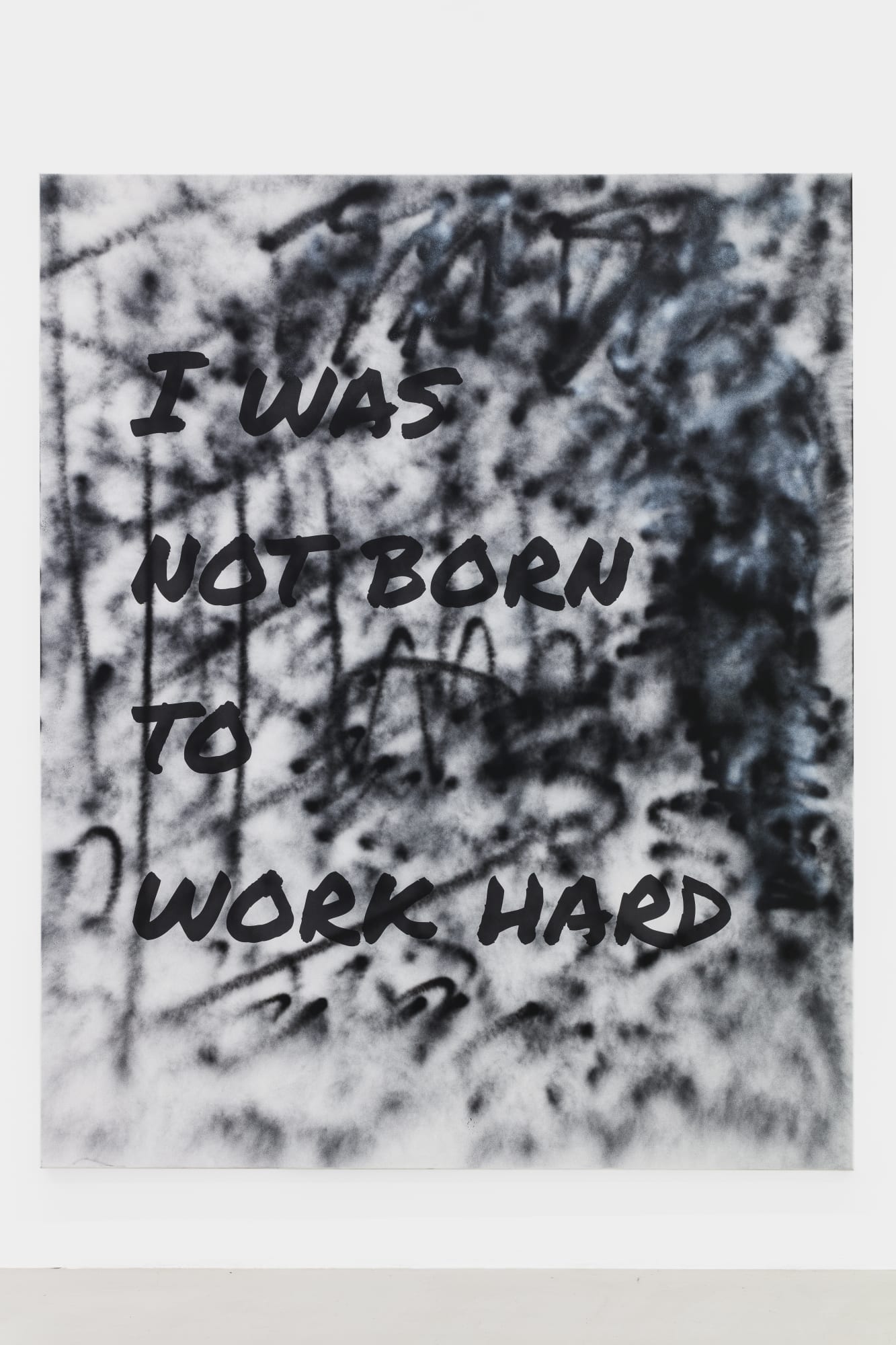 Untitled, 2021 Lacquer and acrylic on canvas 220 x 180 cm 86 5/8 x 70 7/8 in