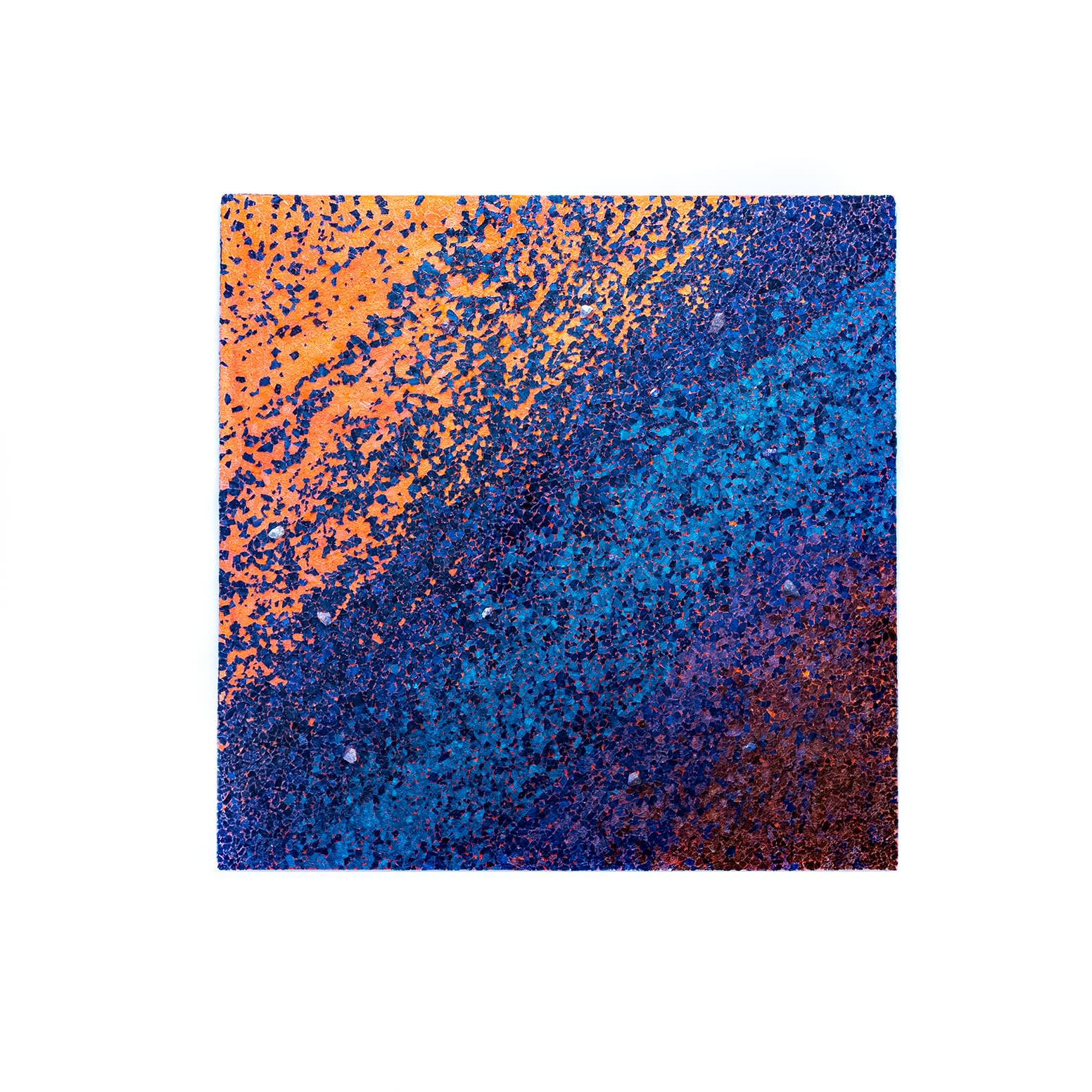 Alteronce Gumby, Searching for Kirchner, 2021, 183 × 183 cm / 72 1,8 × 72 1,8 in, Tempered glass on panel