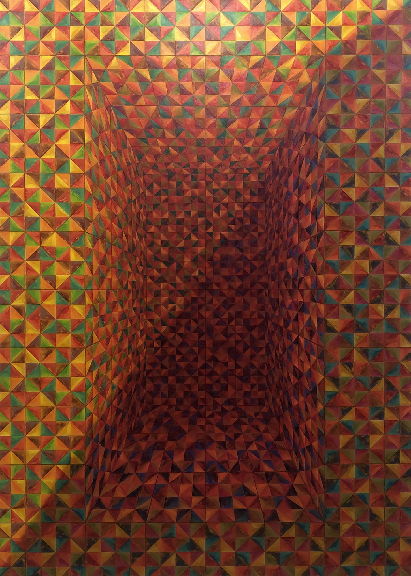 Luis López-Chávez, De la serie Los espacios del pánico 2, 2022