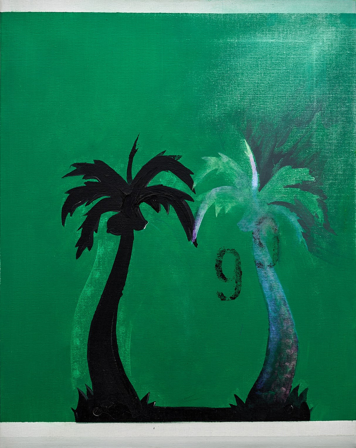 Noel León Endlessly flat (the new Cuba), 2017 Oil on linen 73.6 x 58.42 cm 29 x 23 in