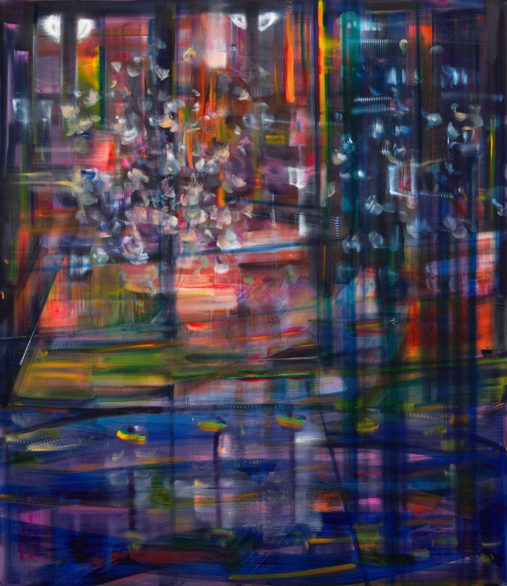 Ben Tong Last Night's Repetition, 2024 Oil on canvas 193 × 167.6 cm 76 × 66 in