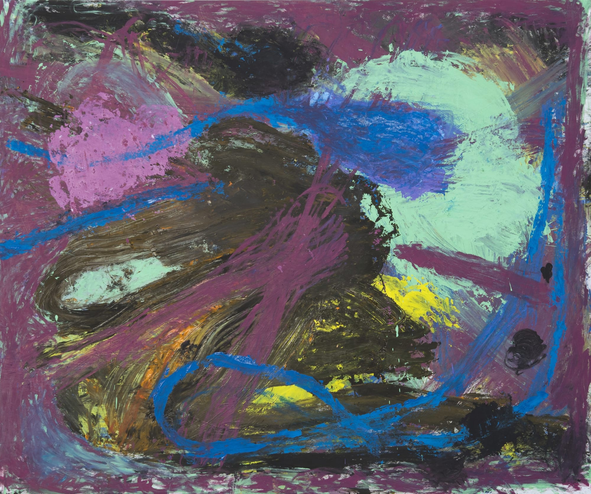 Jeremy Lawson Poker Face, 2024 Oil on canvas 152.4 × 182.9 cm 60 × 72 in