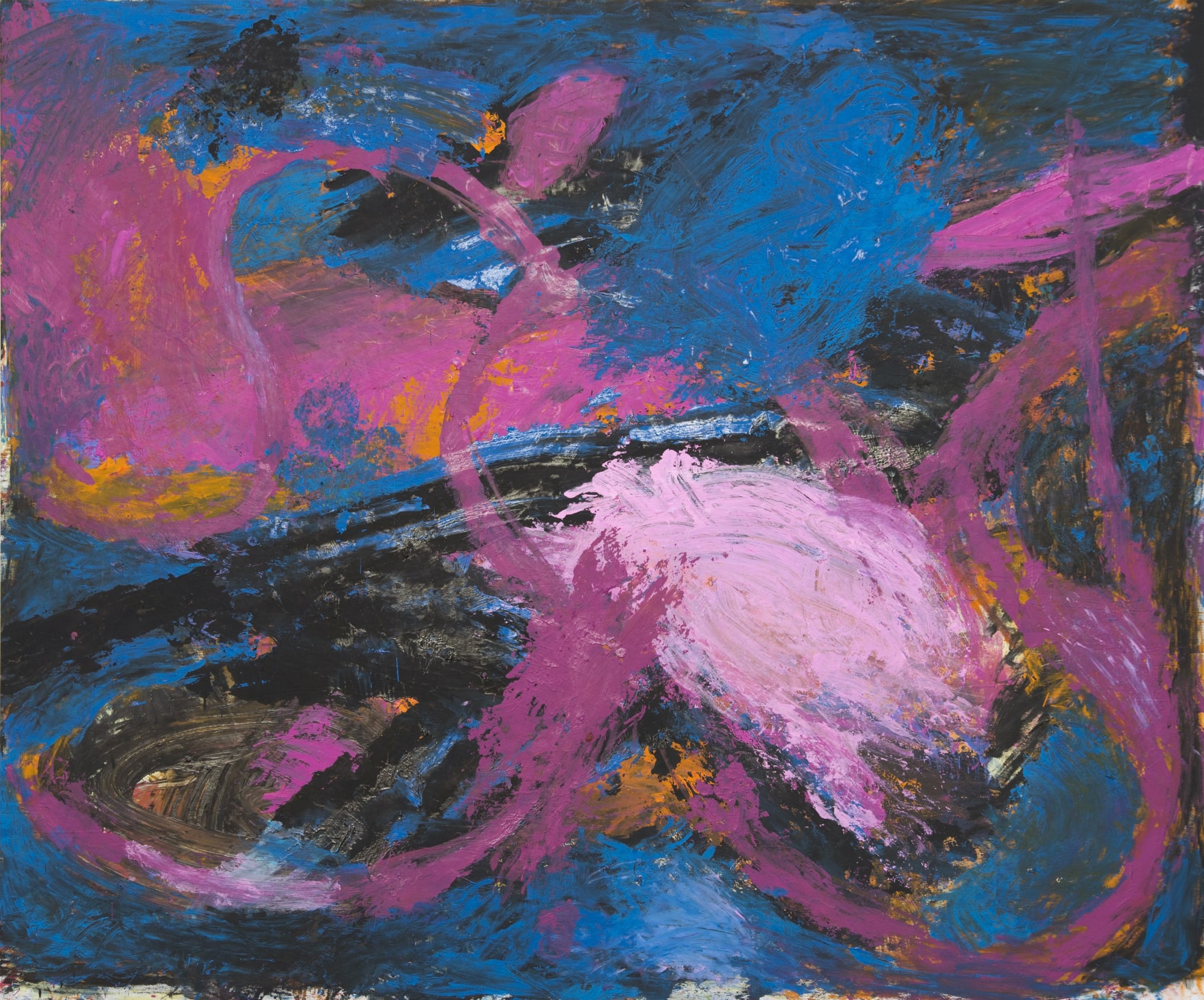 Jeremy Lawson The Living can't help living, 2024 Oil on canvas 152.4 × 182.9 cm 60 × 72 in