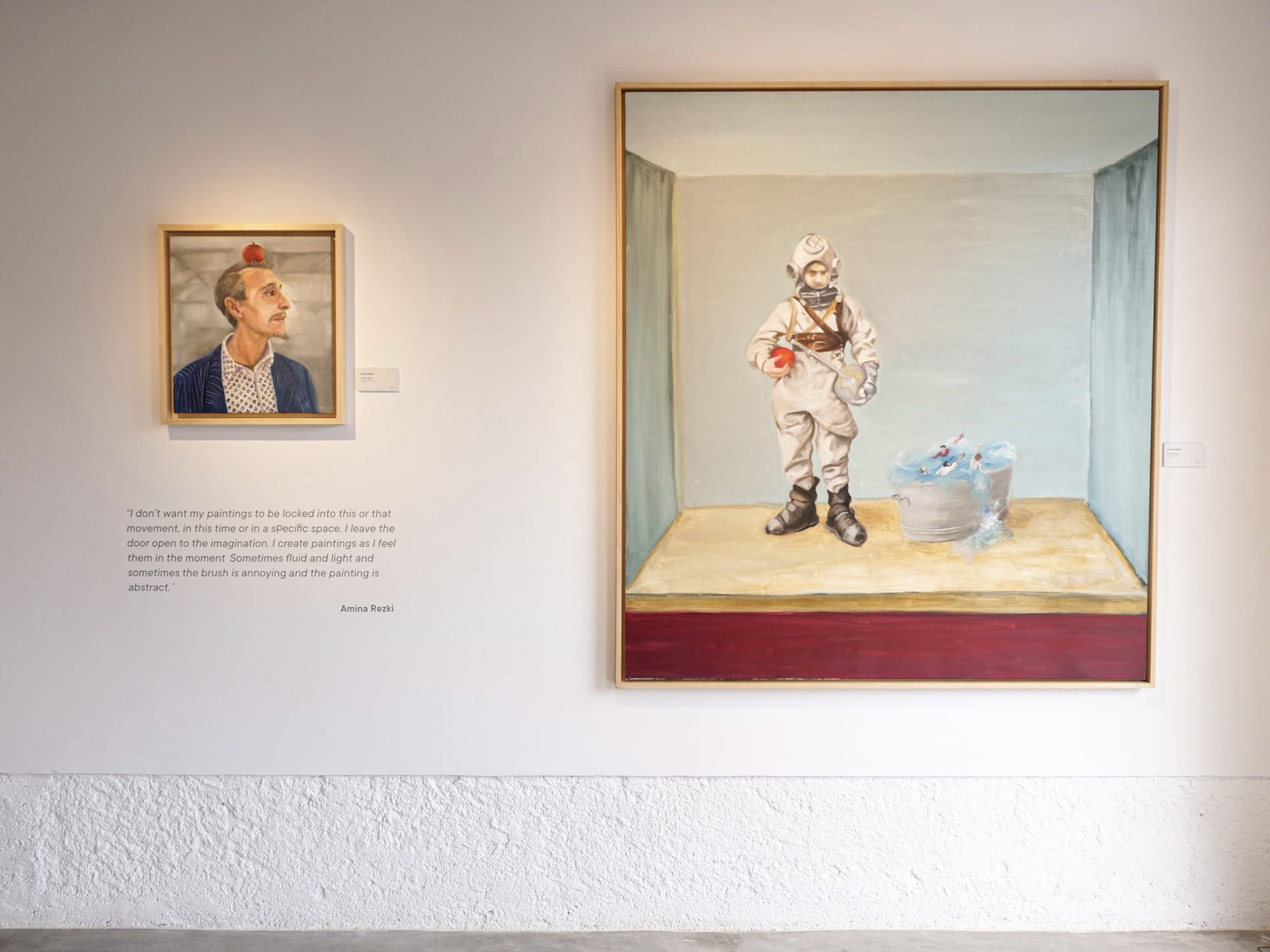 Solo Show I Amina Rezki I Through Earth, Sea & Space