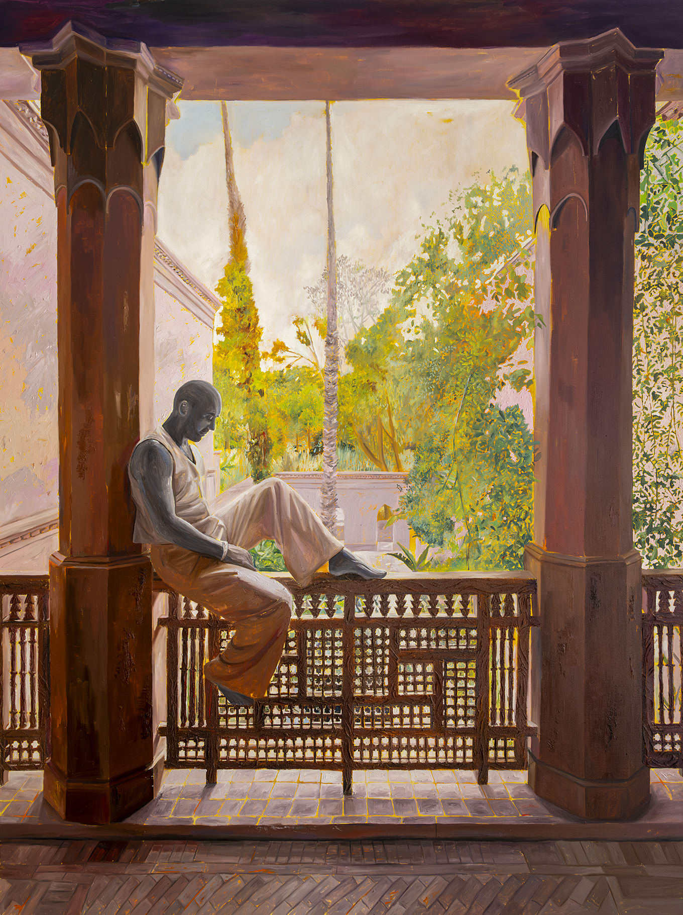 Les pensées du crepuscule (2025). Courtesy of Loft Art Gallery and Galerie Cécile Fakhoury