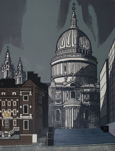 Edward Bawden, St Paul's, 1952 Linocut