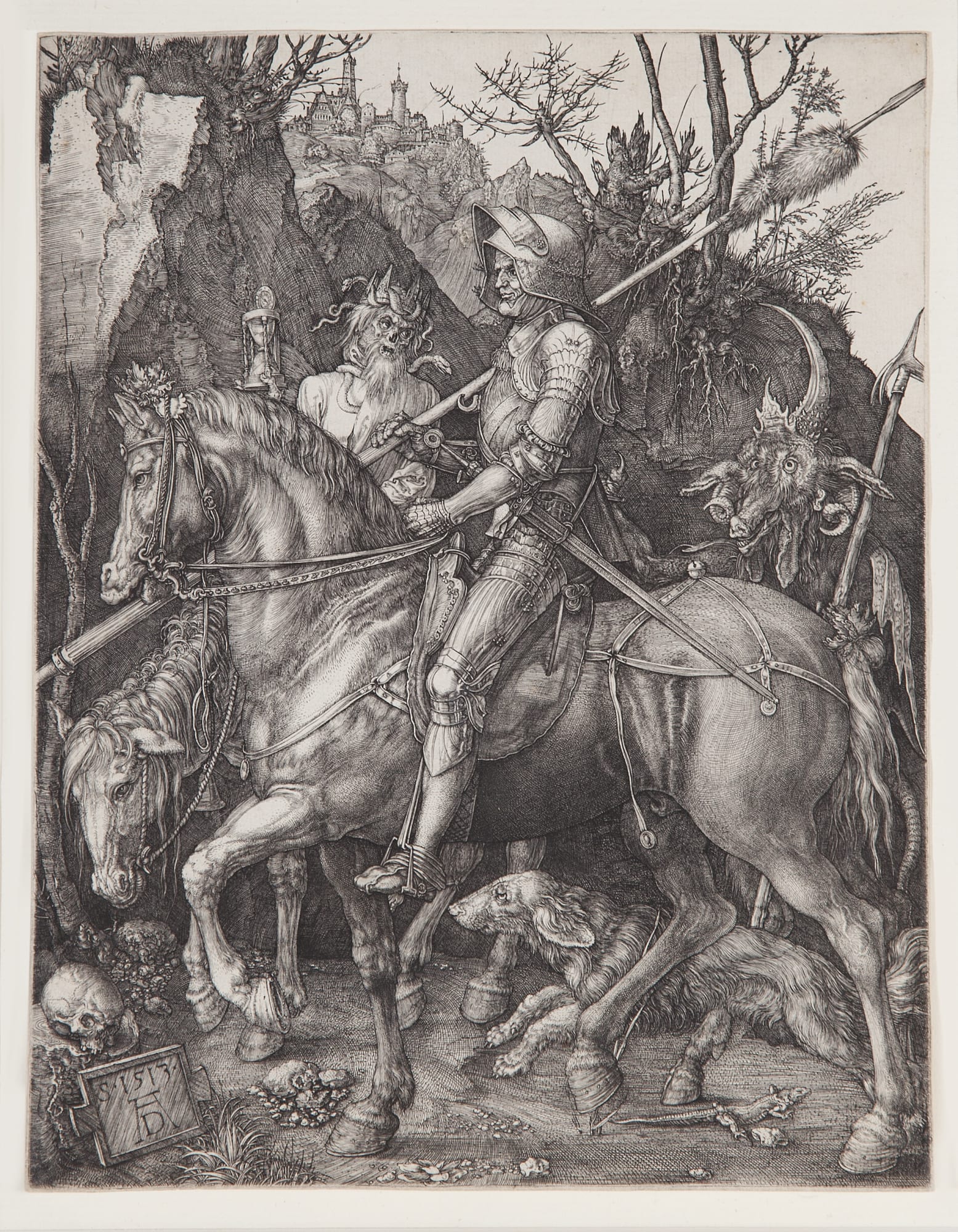 Albrecht Dürer, Knight, Death and the Devil, 1513 Engraving