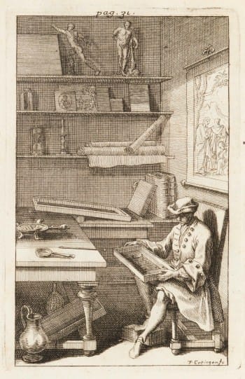 Pierre Emery, The Etching Press from the front, 1701 Etching