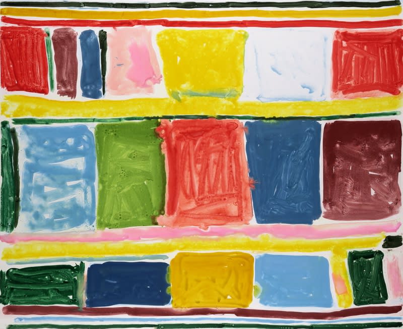 Stanley Whitney, Untitled, 2016 Monotype