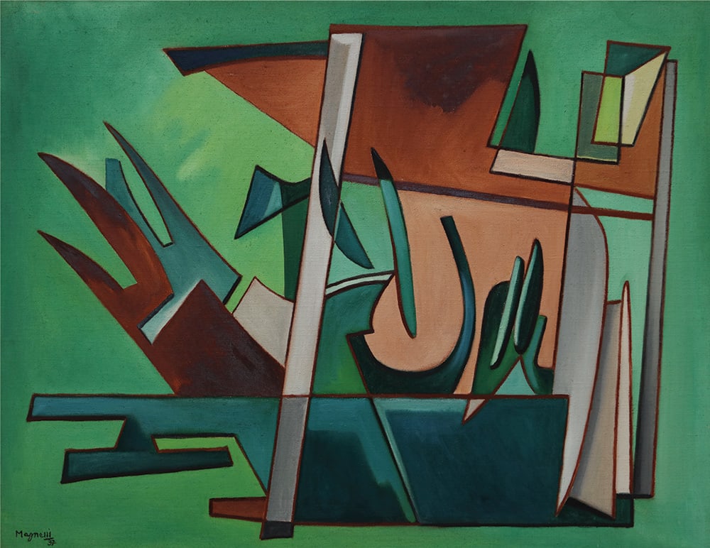 Alberto Magnelli, Voyage, 1937, olio su tela, cm 89x116