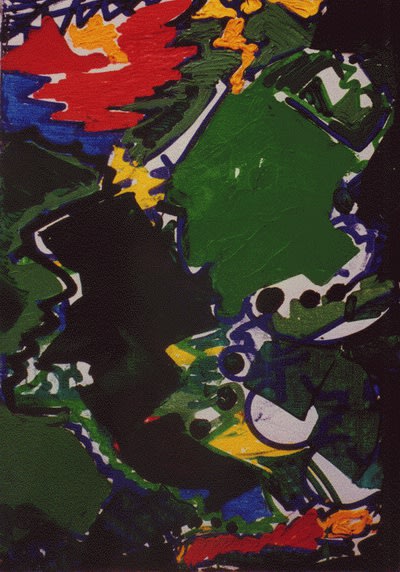 La promenade sentimentale, 1971, olio su tela, cm 50x35