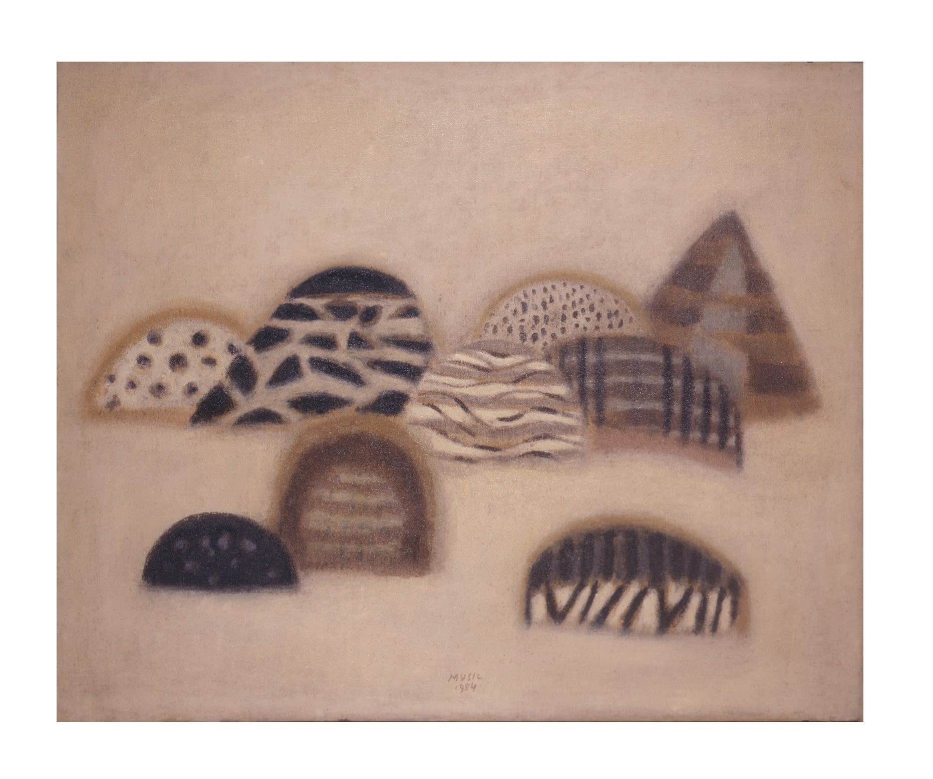 8. Paysage, 1954, olio su tela, cm 81x100