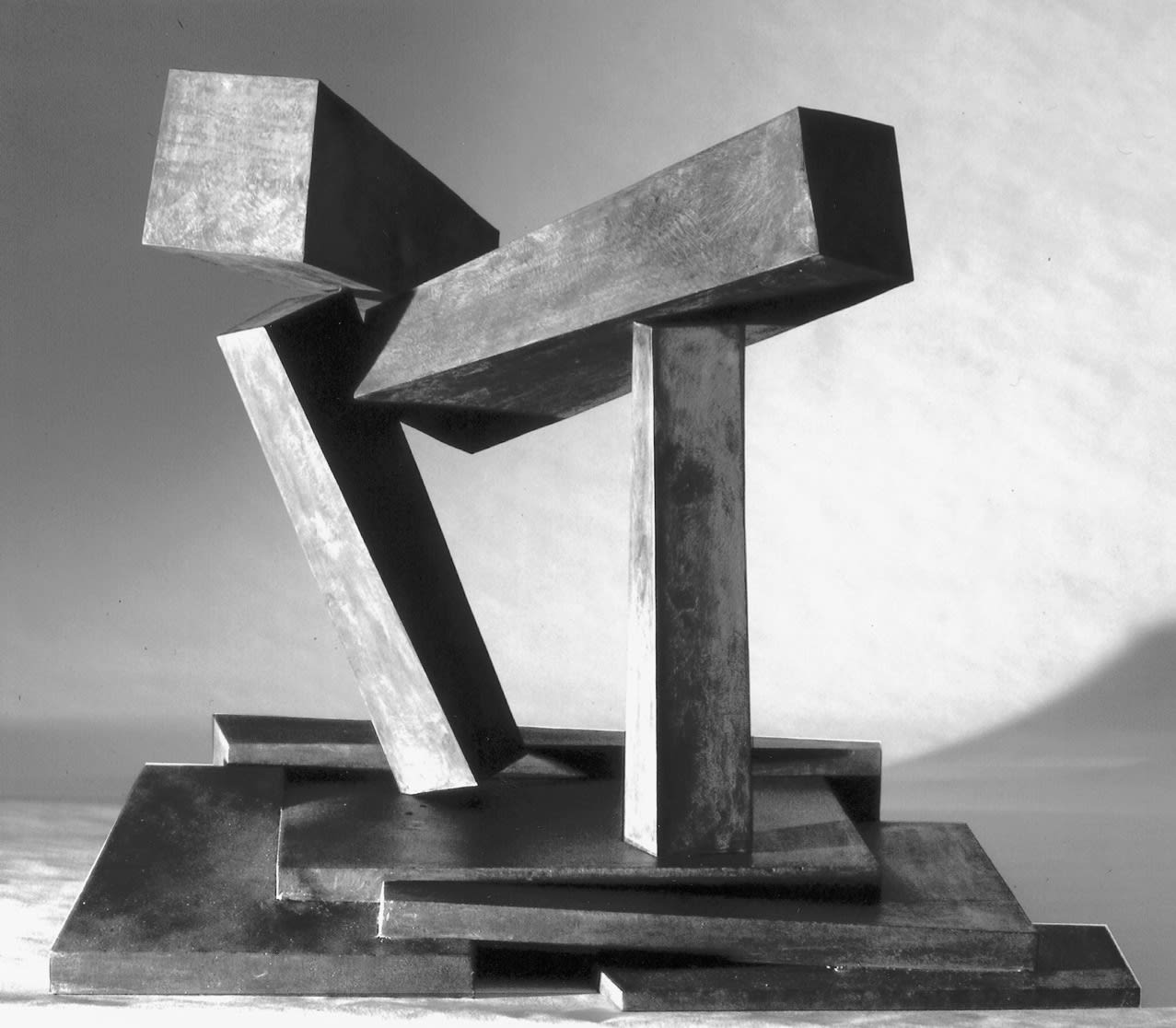 S.F. 39 porta, 1996, rame e acciaio ossidato, cm 73x90x47,5