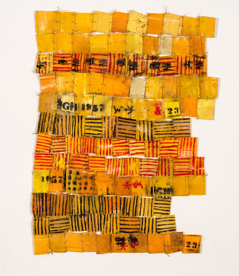 Local governance, 2016, 122x88, plastiche e fili di rame