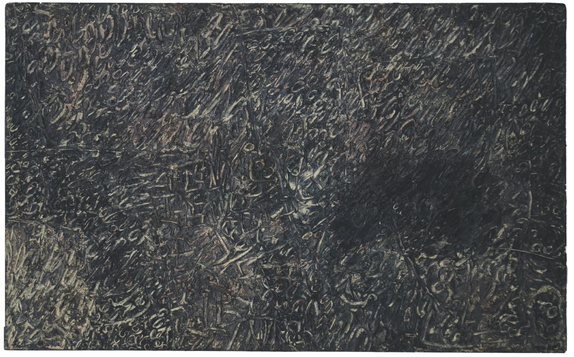 10. Sans Titre (Palimpseste), 1959, Cm 81X130, Olio Su Tela