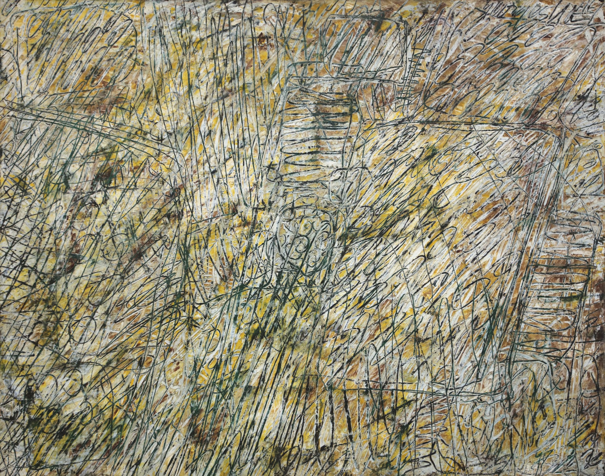 21. Sans Titre (Palimpseste), 1959, Cm 73X92, Tecnica Mista Su Tela