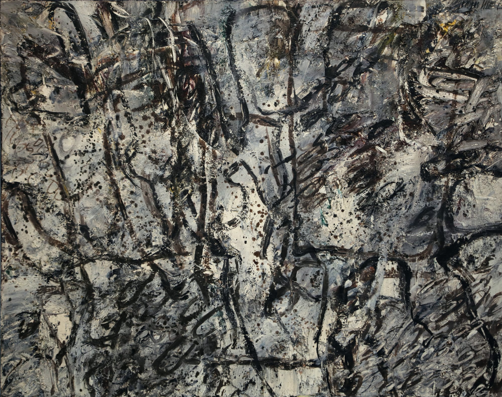 3. Sans Titre (Palimpseste), 1958, Cm 73X92, Olio Su Tela