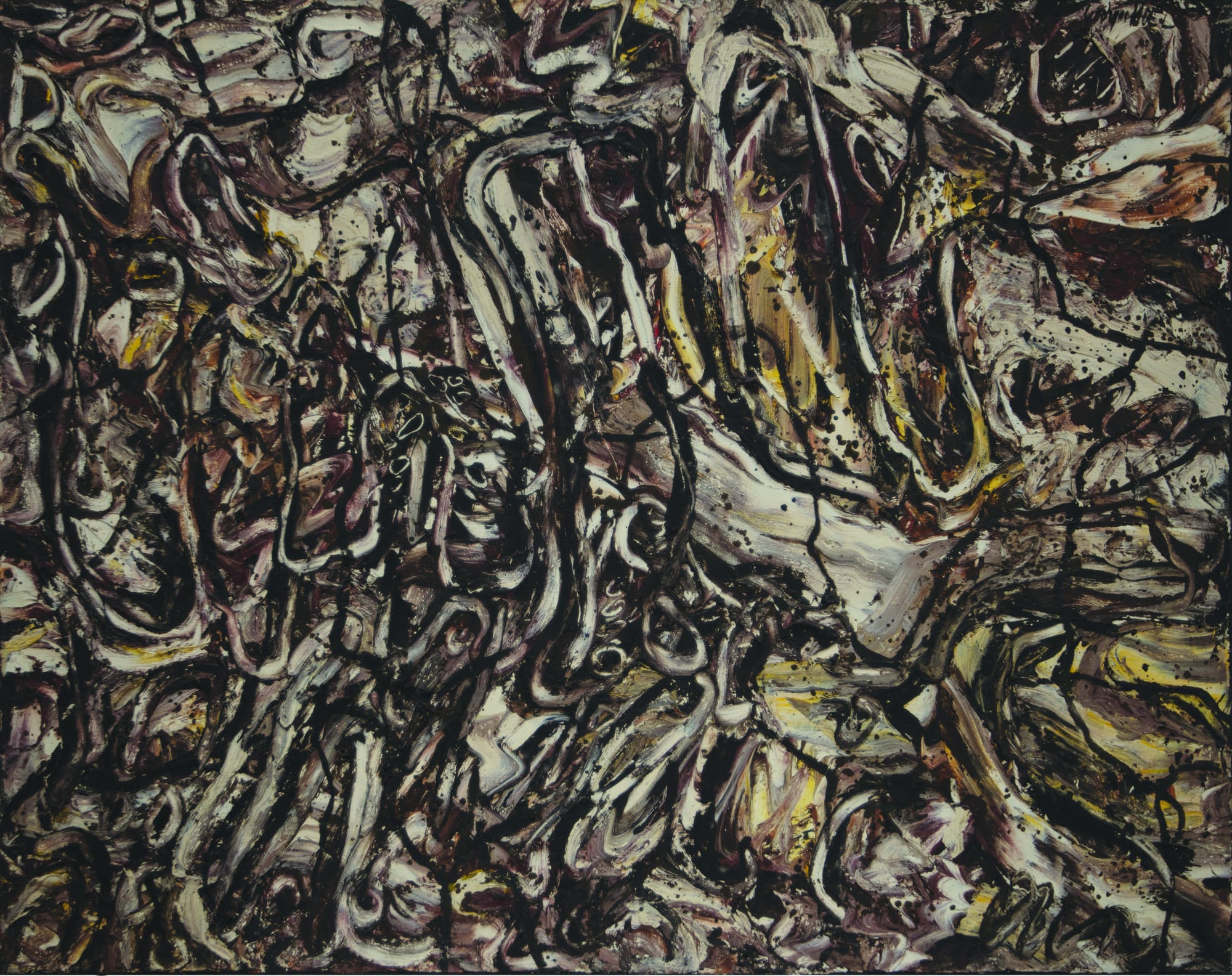 37. Palimpseste, 1959, Cm 73X92, Olio Su Tela