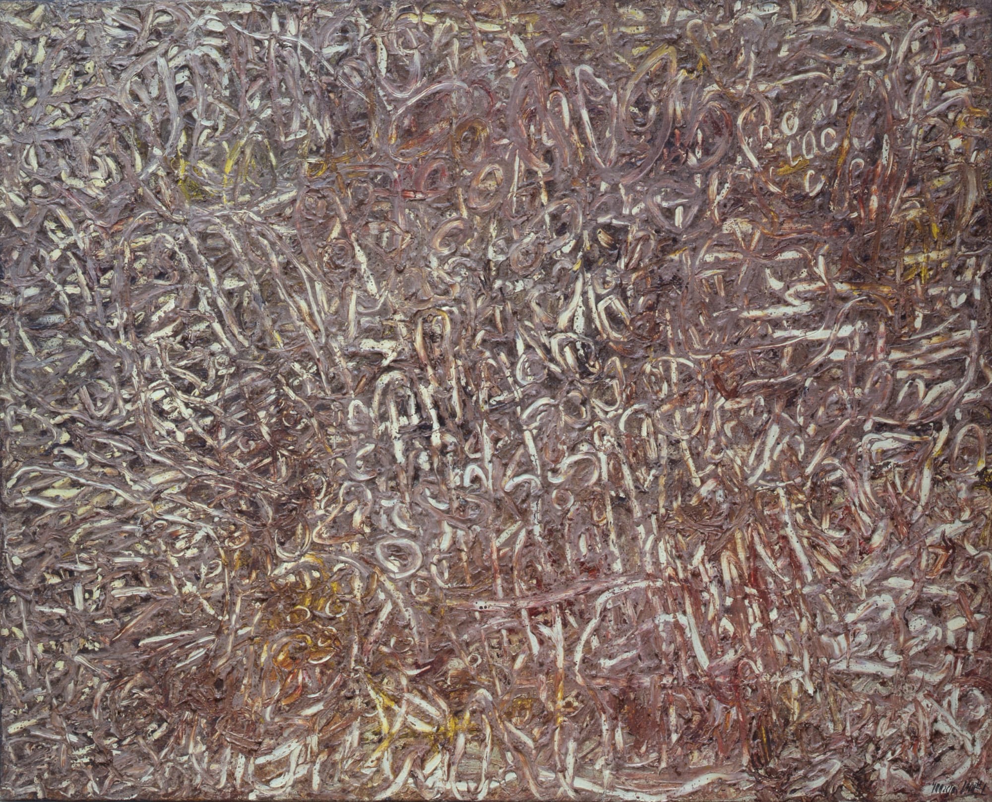 9. Sans Titre (Palimpseste), 1959, Cm 81X100, Olio Su Tela
