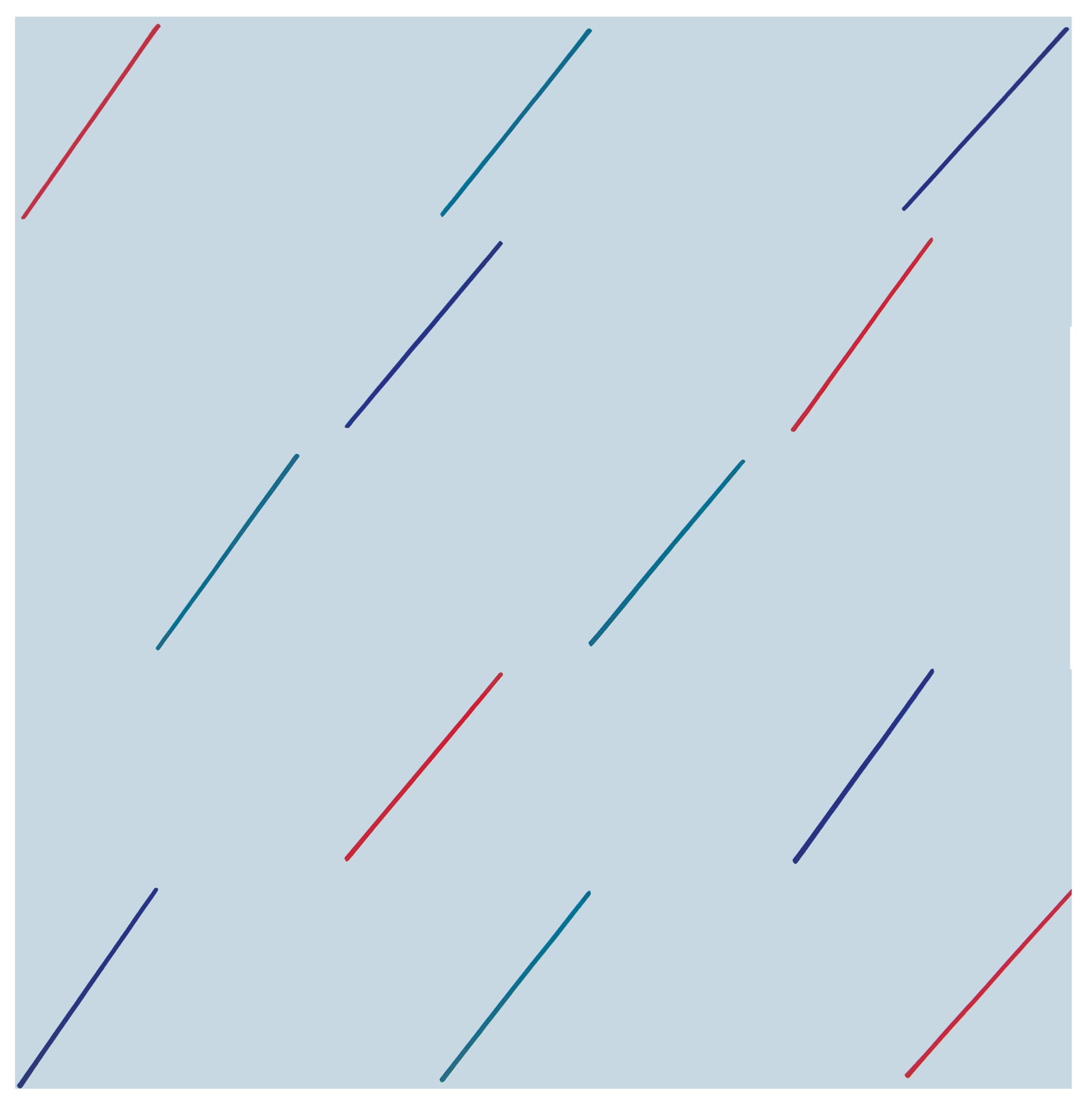 37. F3, 1975-79, acrilico su masonite, cm 60X60