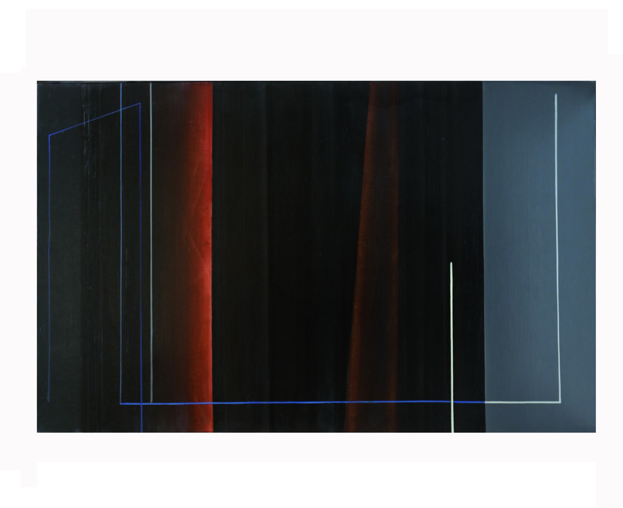 Vigny, 1965, olio su tela, cm 63X100