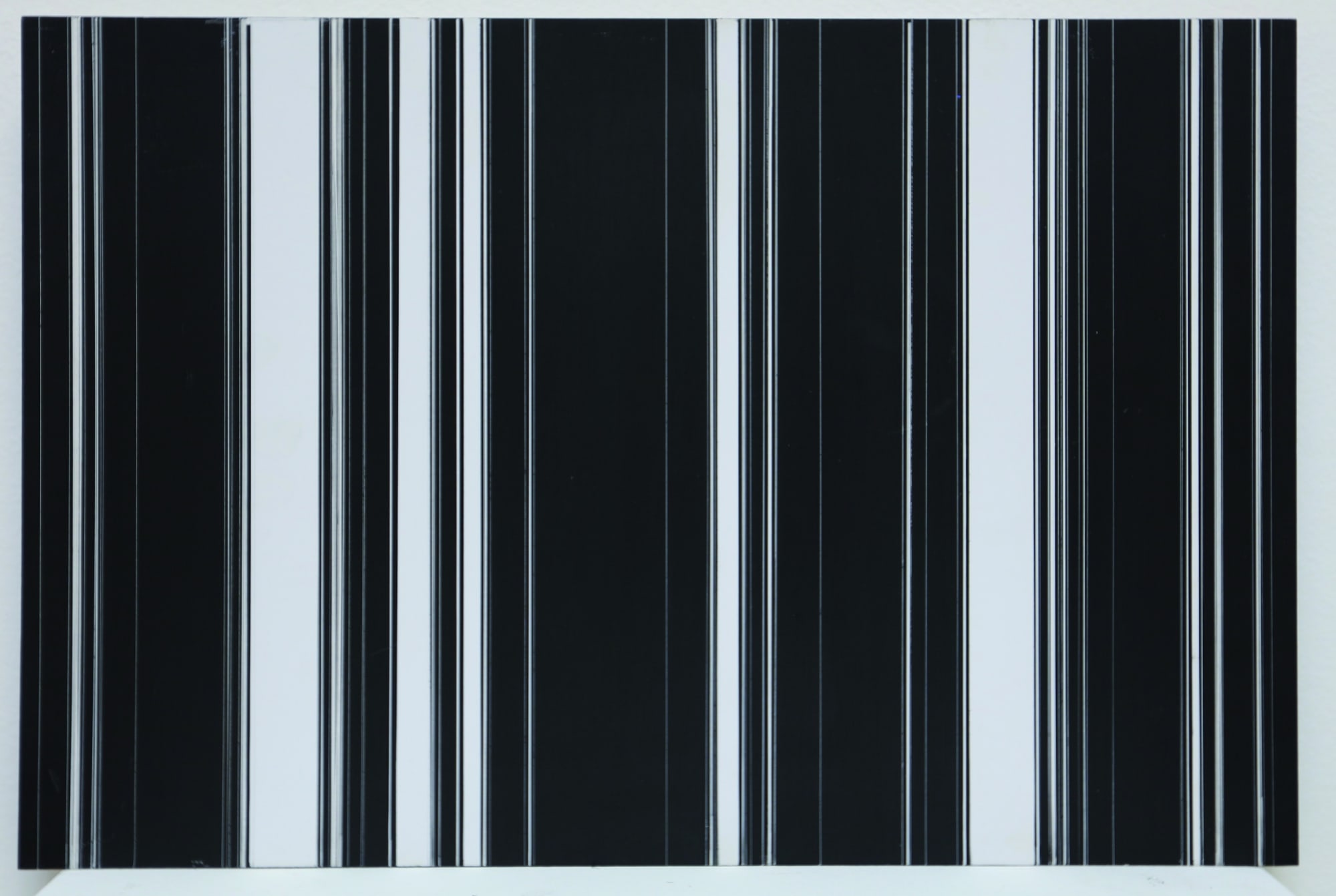Graphie 1079 , 1971, pittura su formica, cm 30X44,5