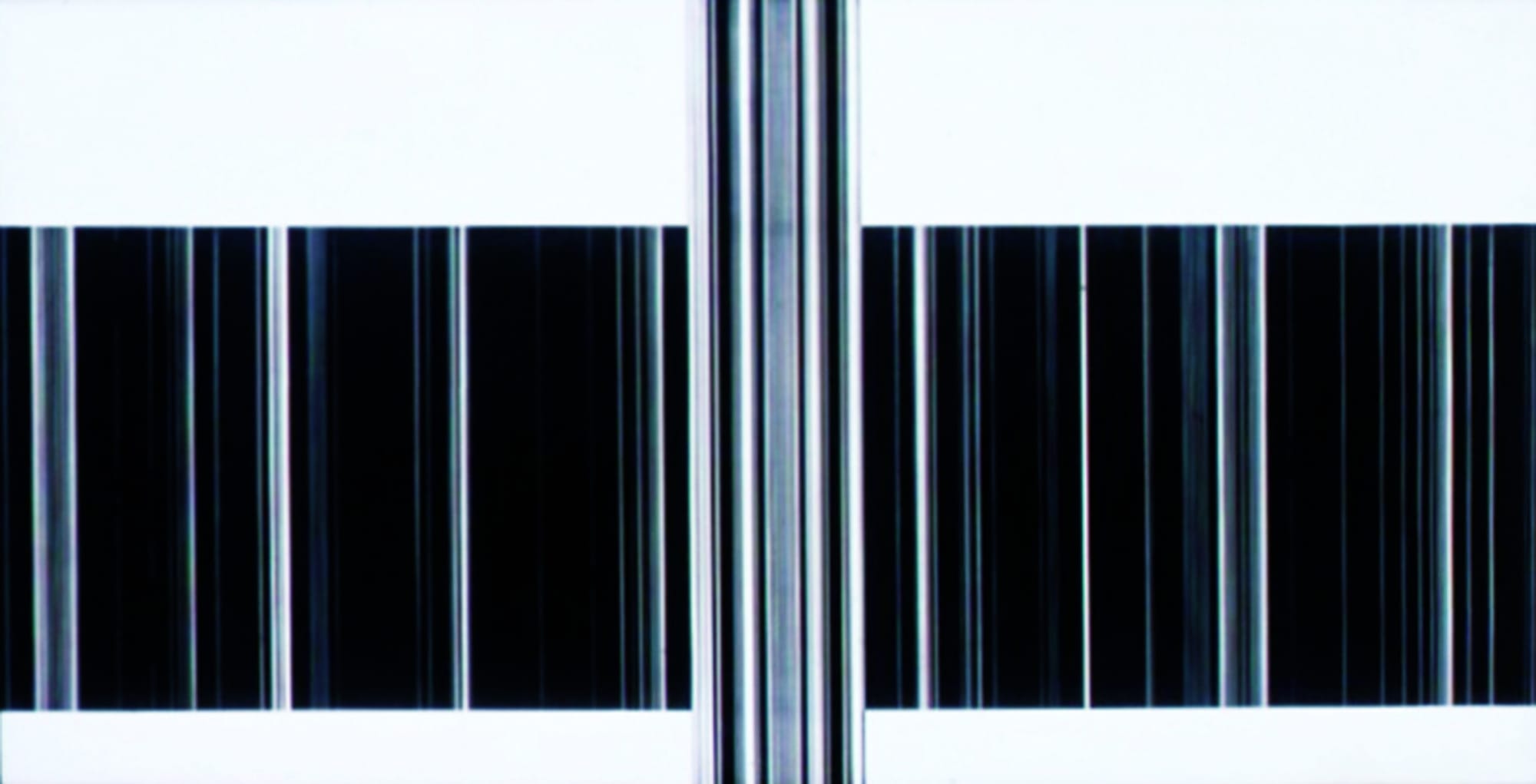 Graphie 1115, 1973, pittura su formica, cm 41x81