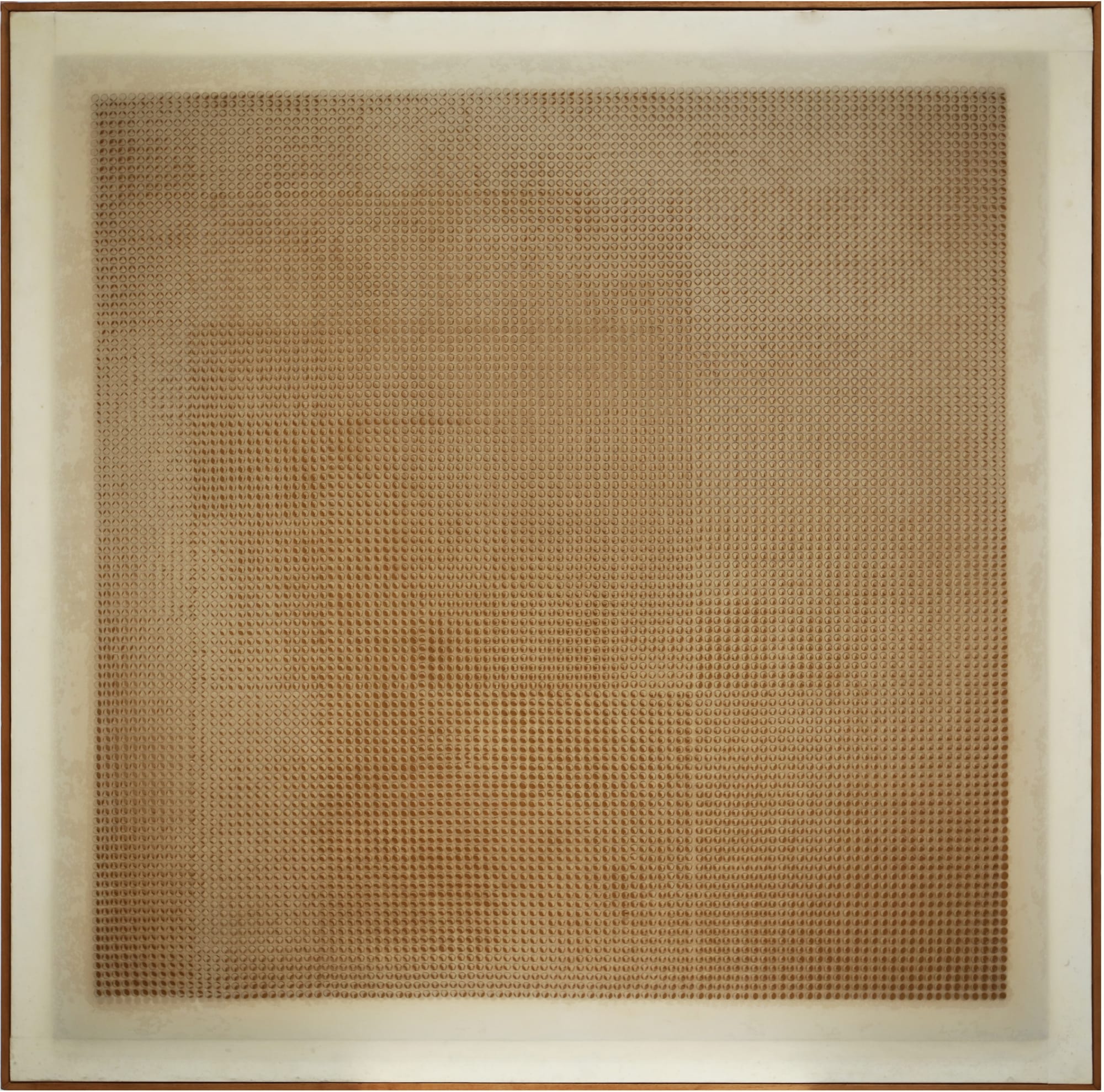 Dadamaino, Volumi A Moduli Sfasati, 1960, Plastica Fustellata, Cm 120X120