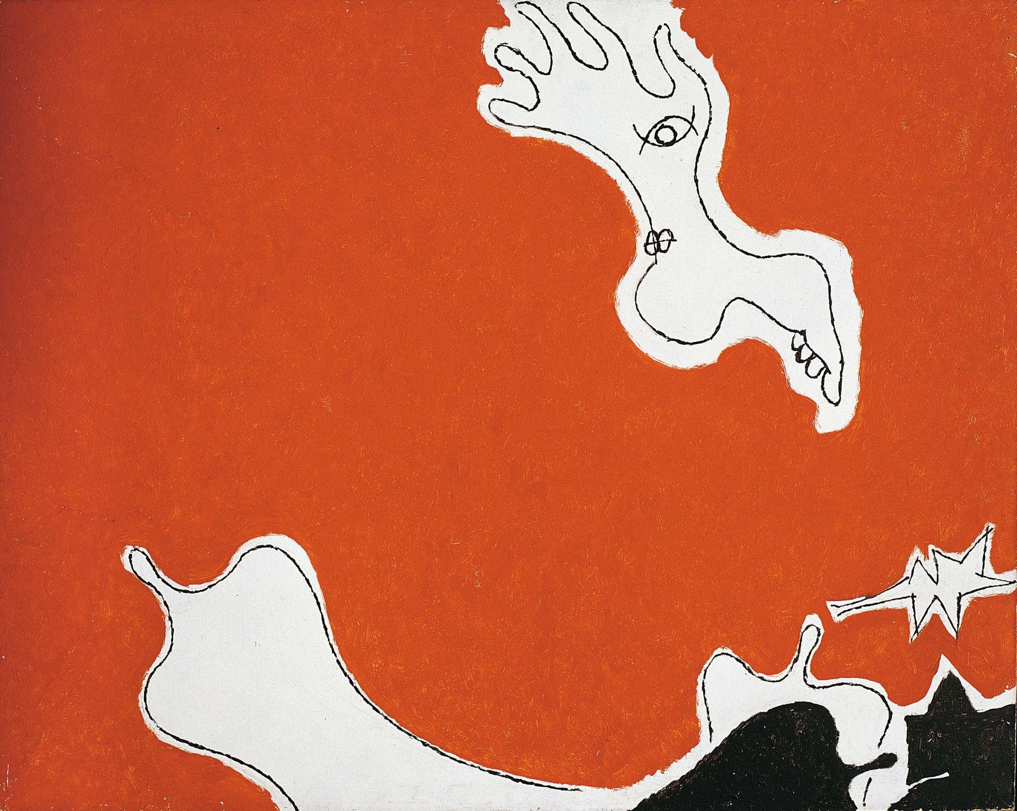 Osvaldo Licini, La grande amica n.2, 1948-50, olio su tela, cm 94x117