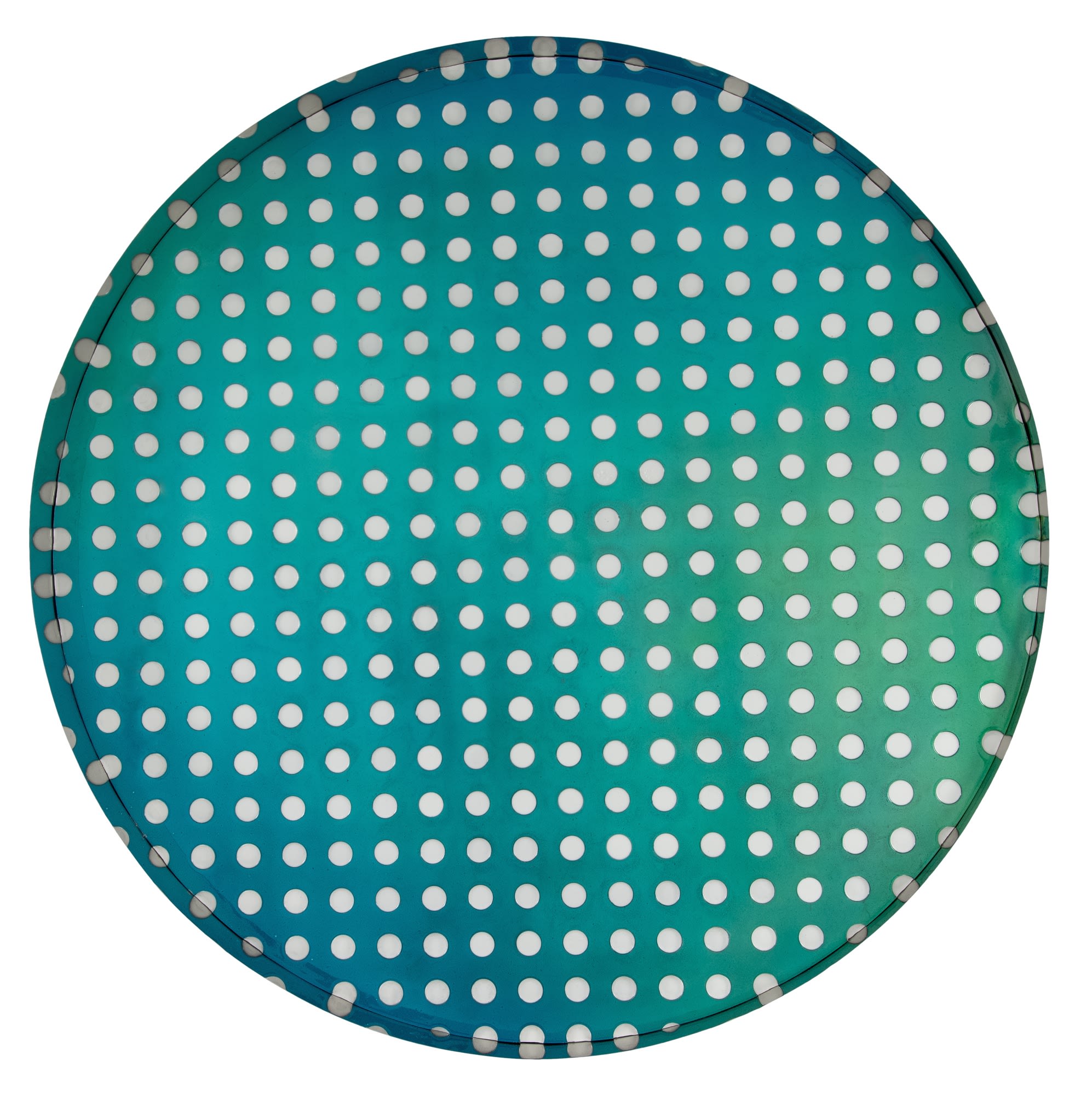 Kamigami Aqua Bubble, 2017, tecnica mista su legno acciaio cromato e verniciato, cm 160X160X17