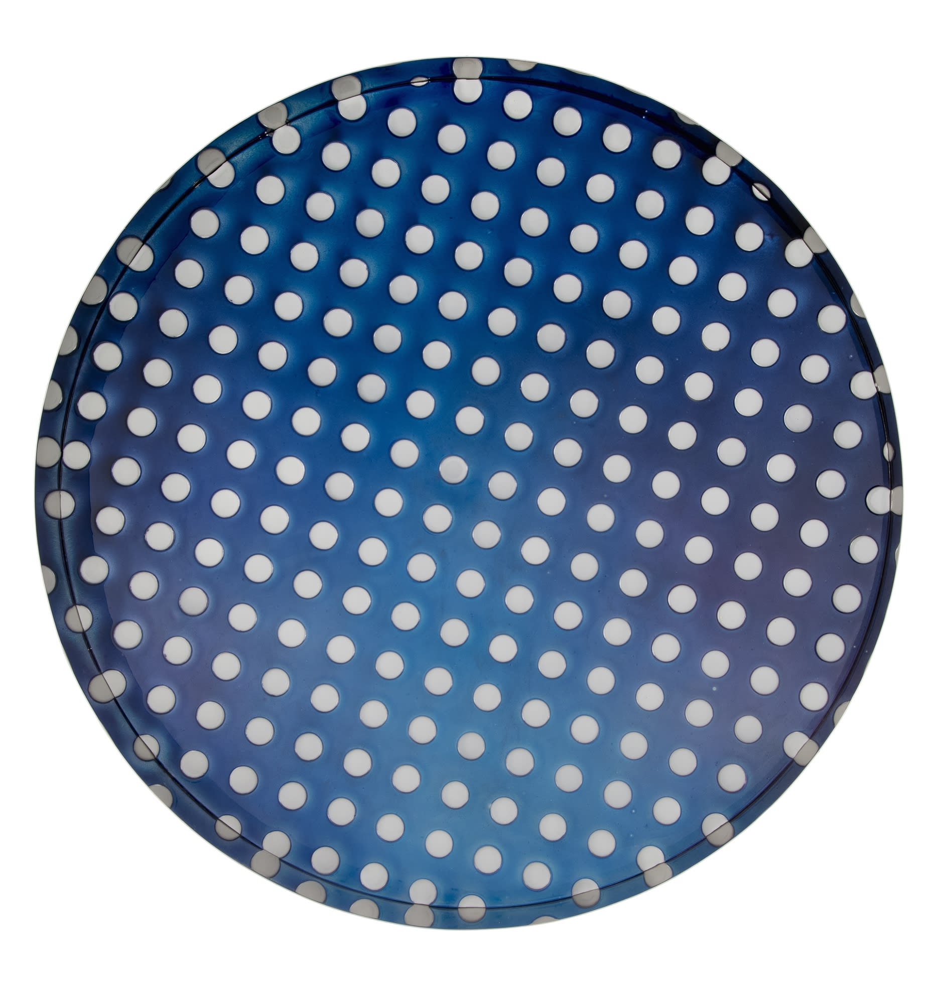 Kamigami Cobalt Bubble, 2017, tecnica mista su legno acciaio cromato e verniciato, cm 120X120X16