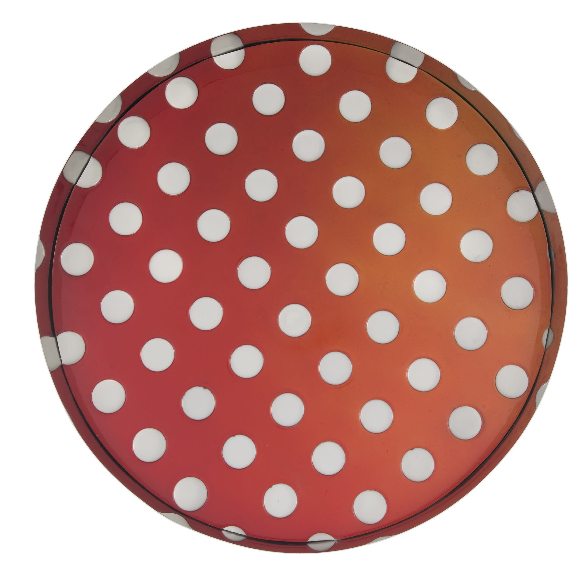 Kamigami Pumpkin Bubble, 2017, tecnica mista su legno acciaio cromato e verniciato, cm 60X60X12