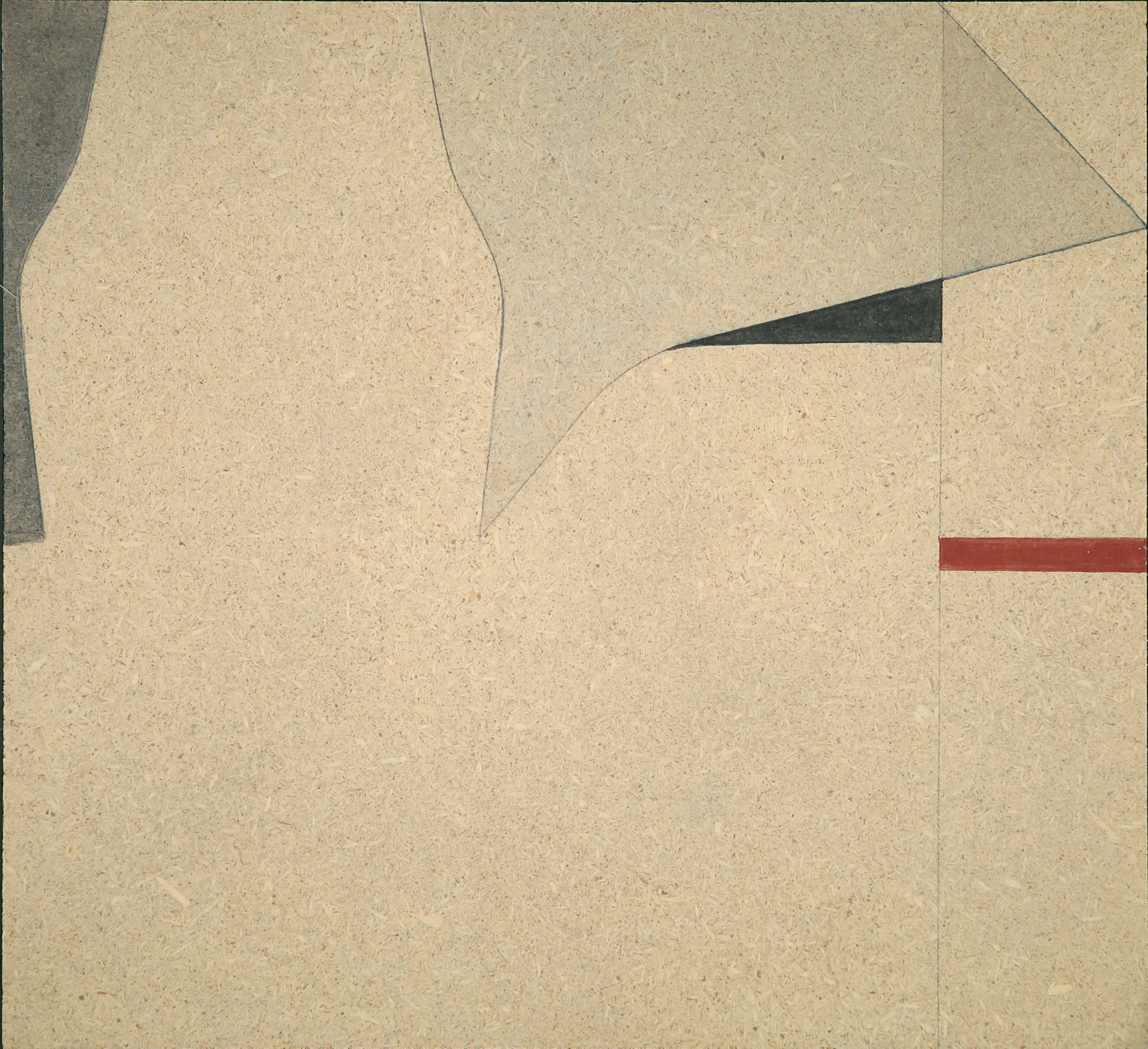 AC murale X.2., 1971, cm 34x37, acrilico su pavatex.