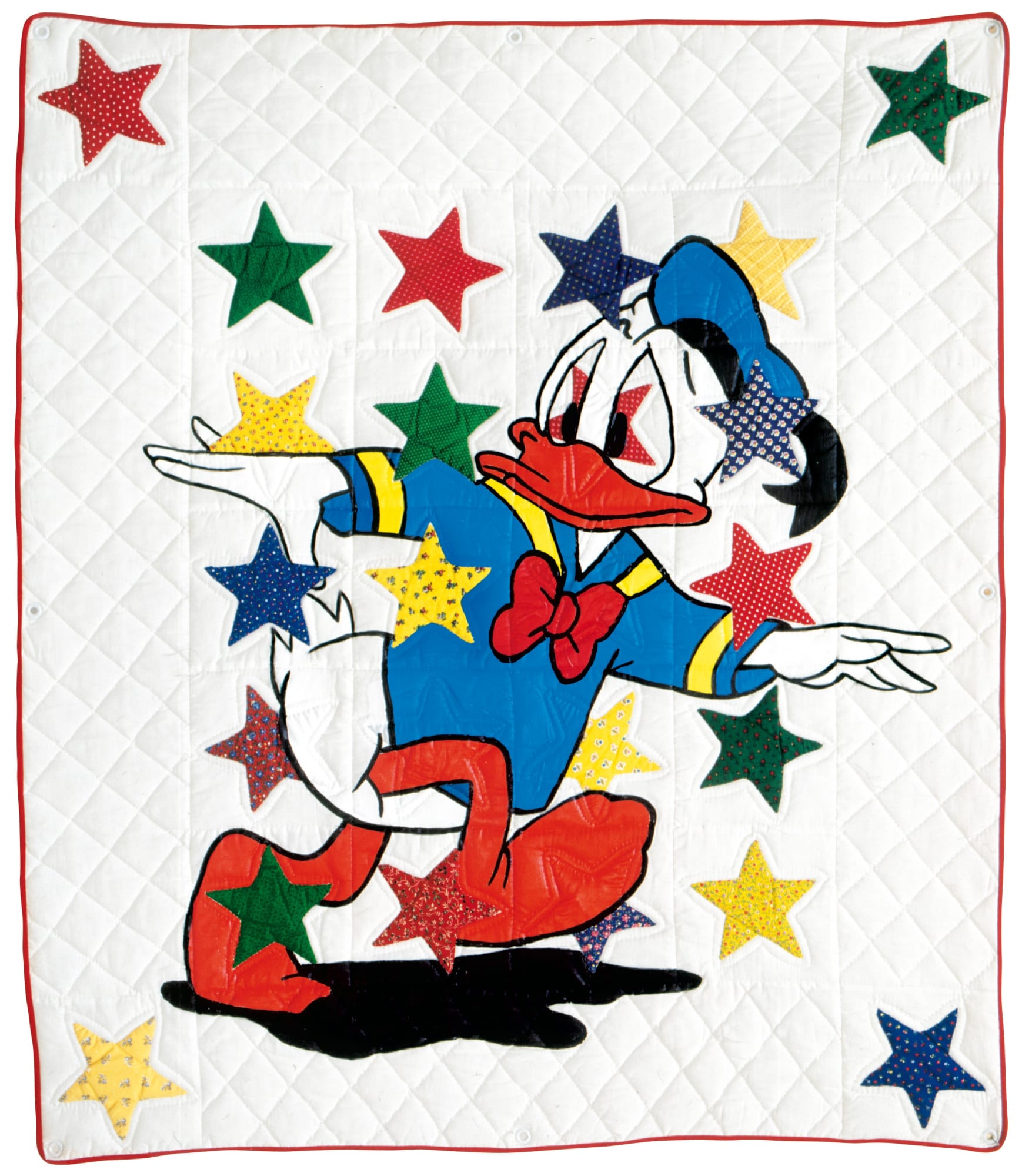 Star Stepping, 1991, acrilico su quilt cm 117x102
