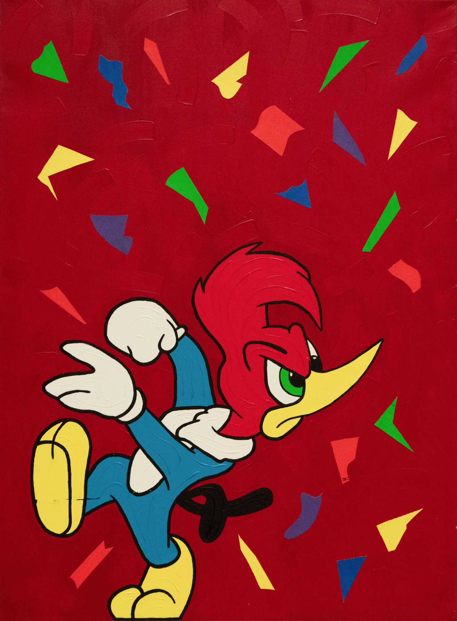 Shattered Rainbow, 1992, acrilico su tela, cm 157x115