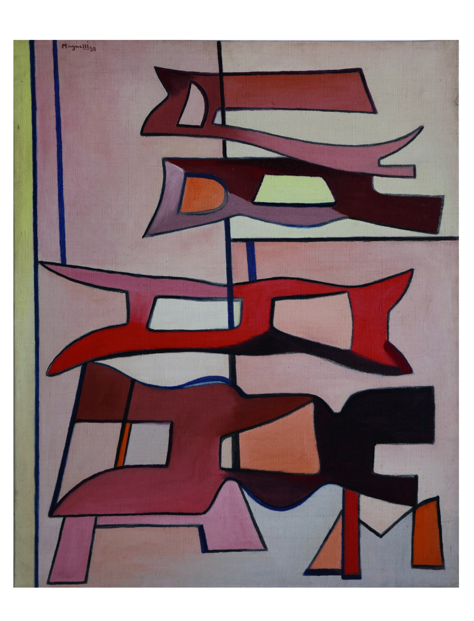 Ensemble chaud, 1938, olio su tela, cm 100x81