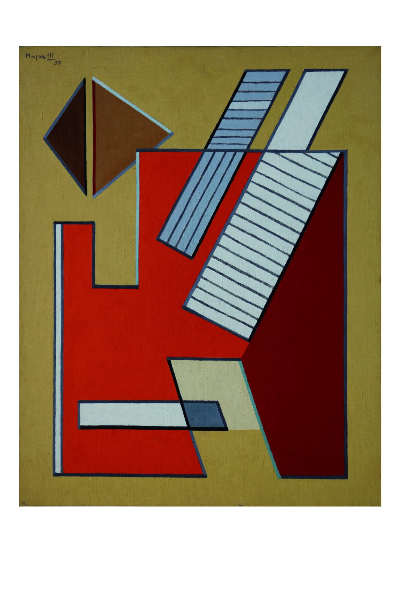 Images Fermées N°2, 1955, cm 92x73