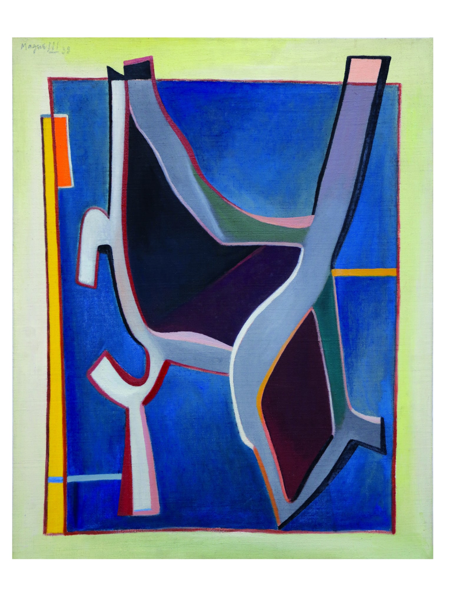 Peinture N 376, 1938, olio su tela, cm 81x65