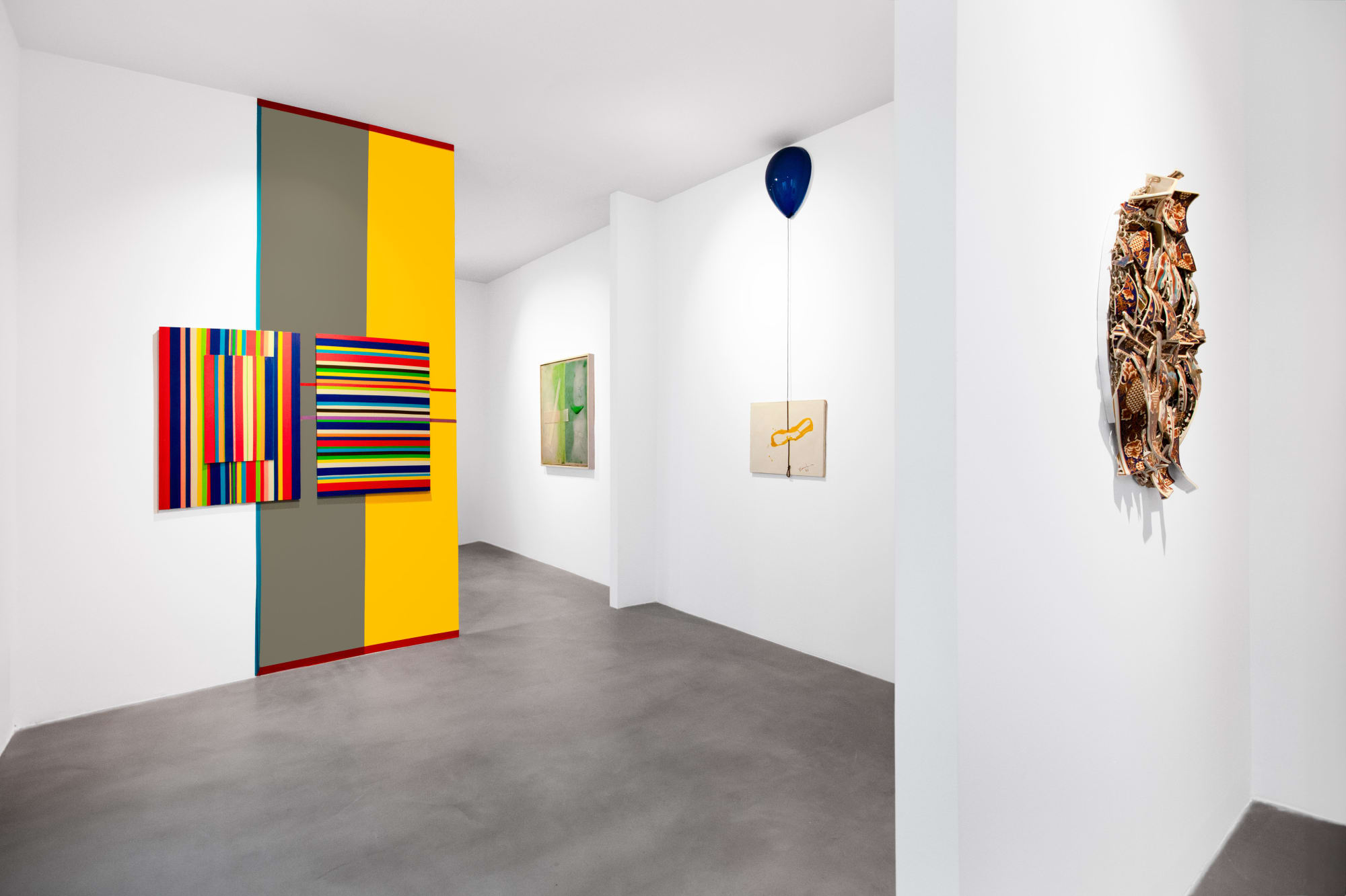 da sinistra: Albano Morandi, Faust Cardinali, Aldo Mondino