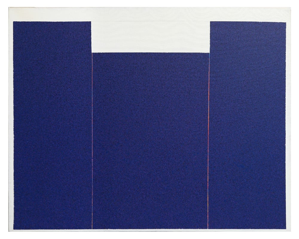 Senza titolo, 1972-1973, olio su tela, cm 73x92.