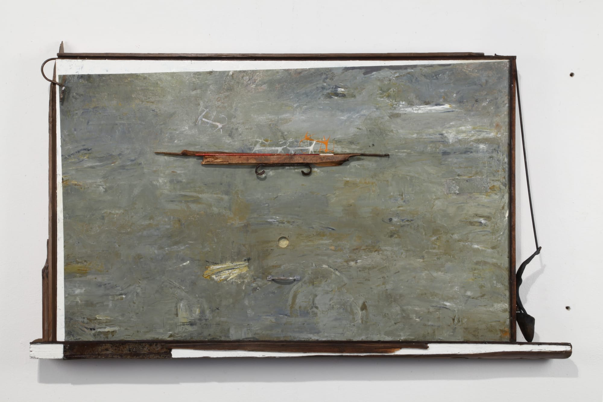 Il gambo dei fiori, 2010, tecnica mista, cm 92X154,5X11