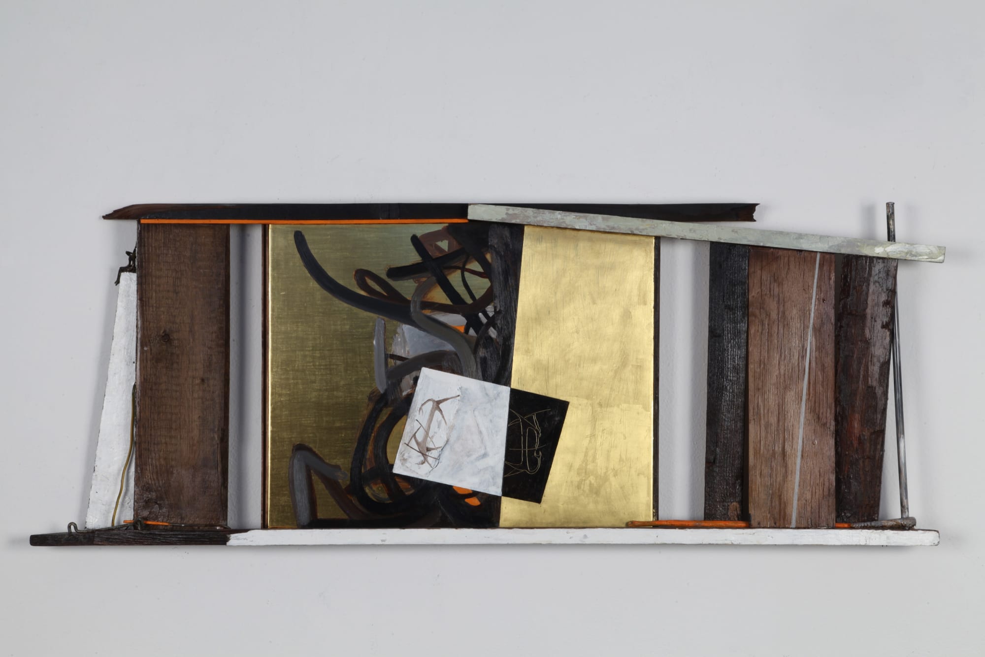 L'occhio di Narciso, 2009, tecnica mista, cm 44X117X6,5