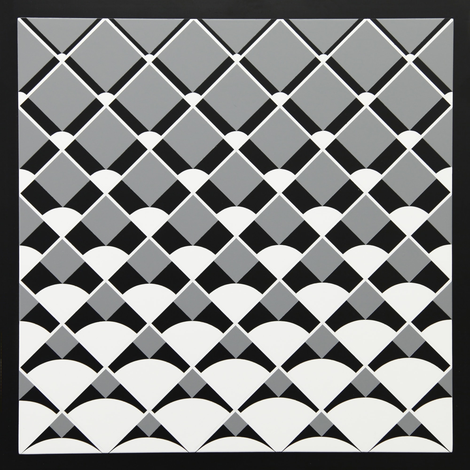 n.249, 1978, legno laccato, cm 50x50