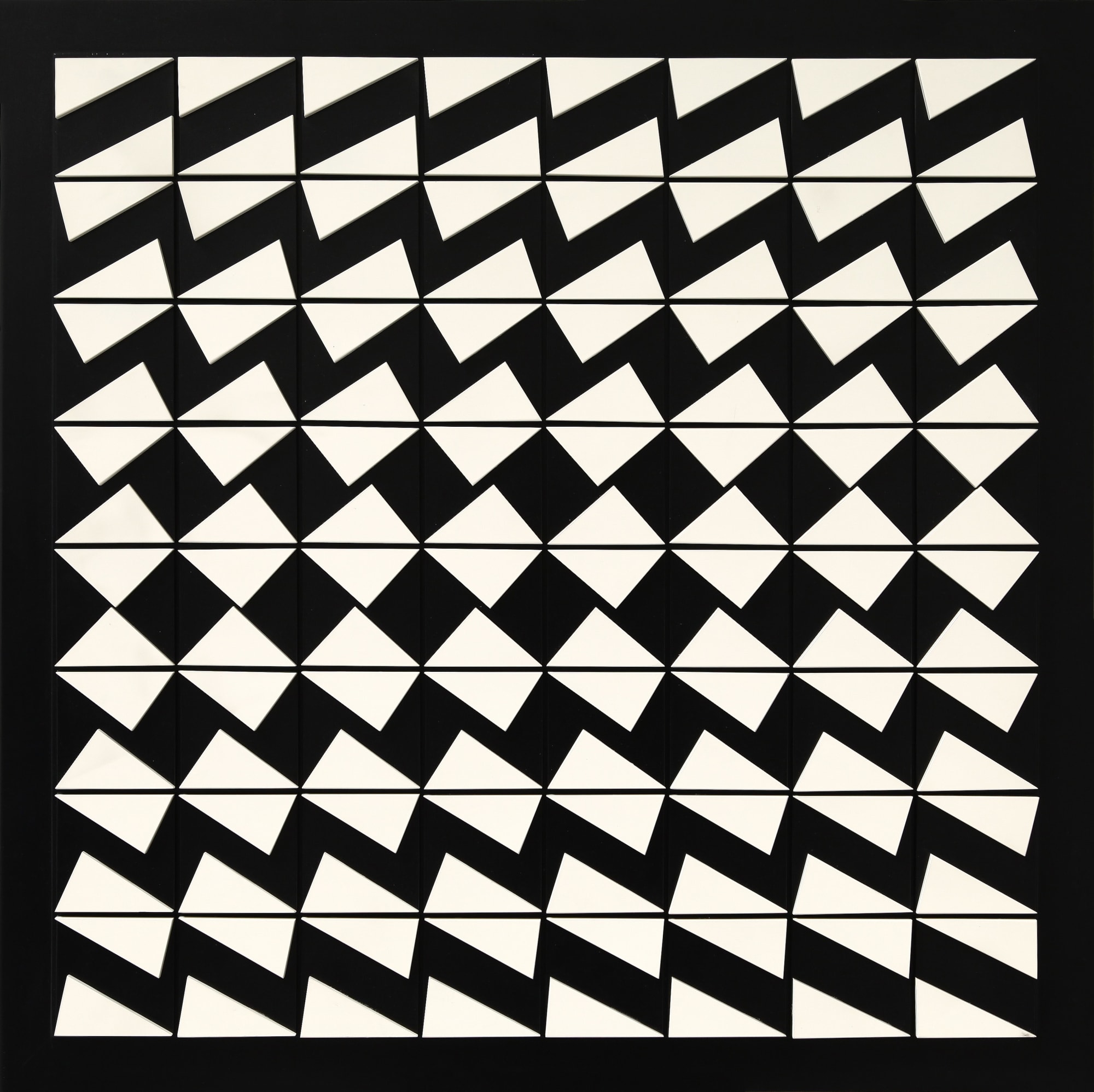 n. 137, 1971, legno laccato, cm 56x56x3,5