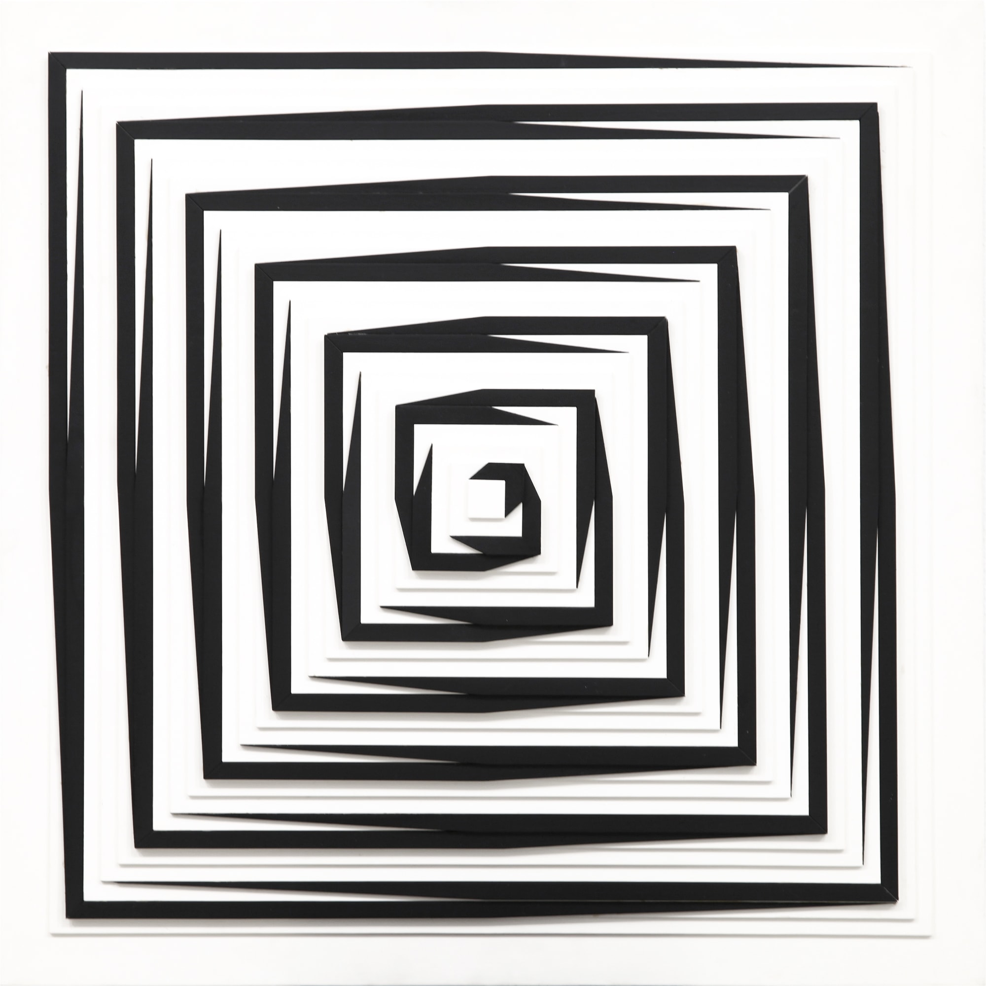 n. 210 A, 1974,legno verniciato, cm 56x56x9,5