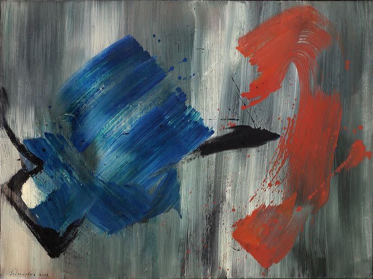 72F, 1963, olio su tela, cm 97x130.