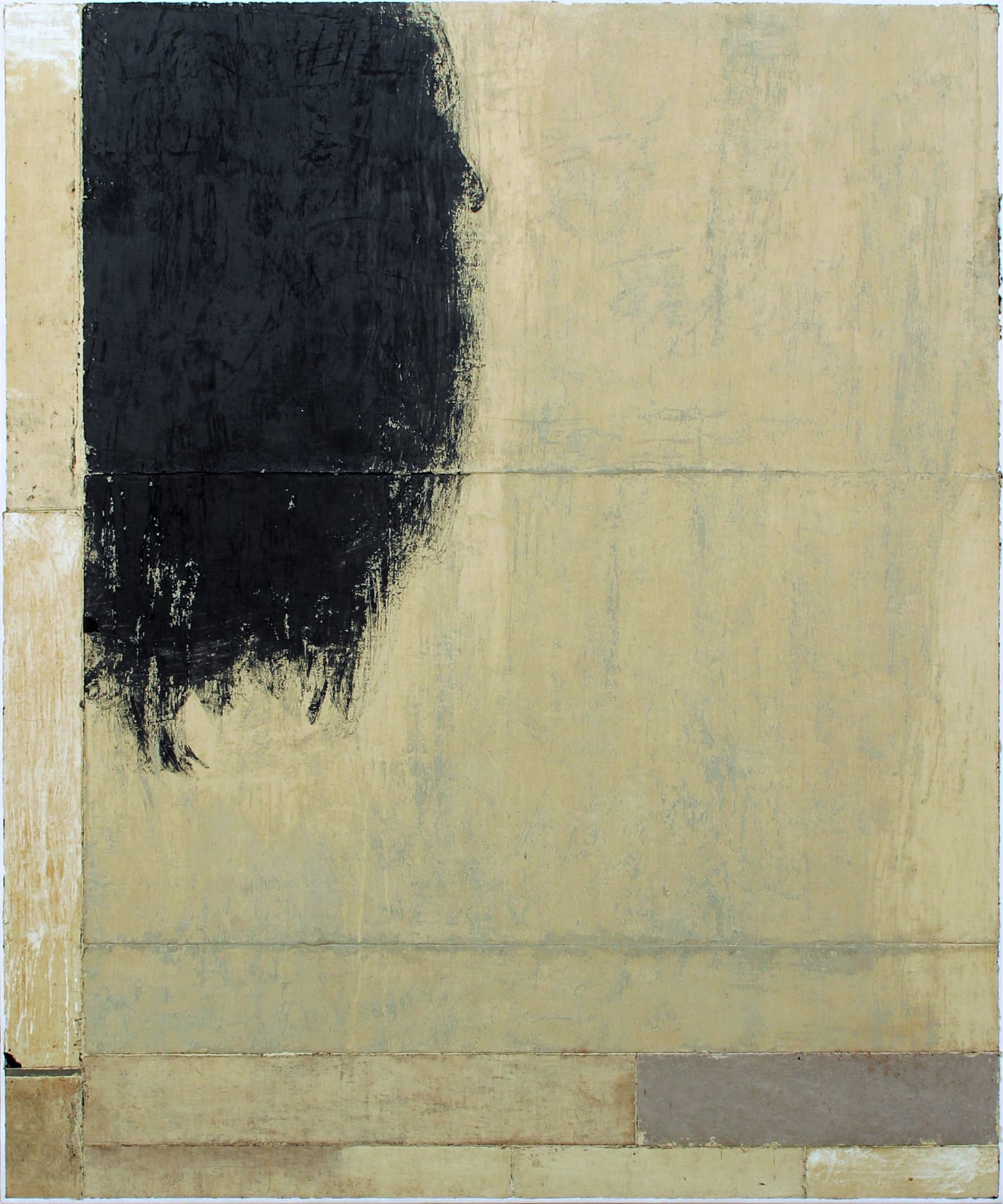 Huella producida inadvertidamente, 2011, calco in gomma, cm 150x125