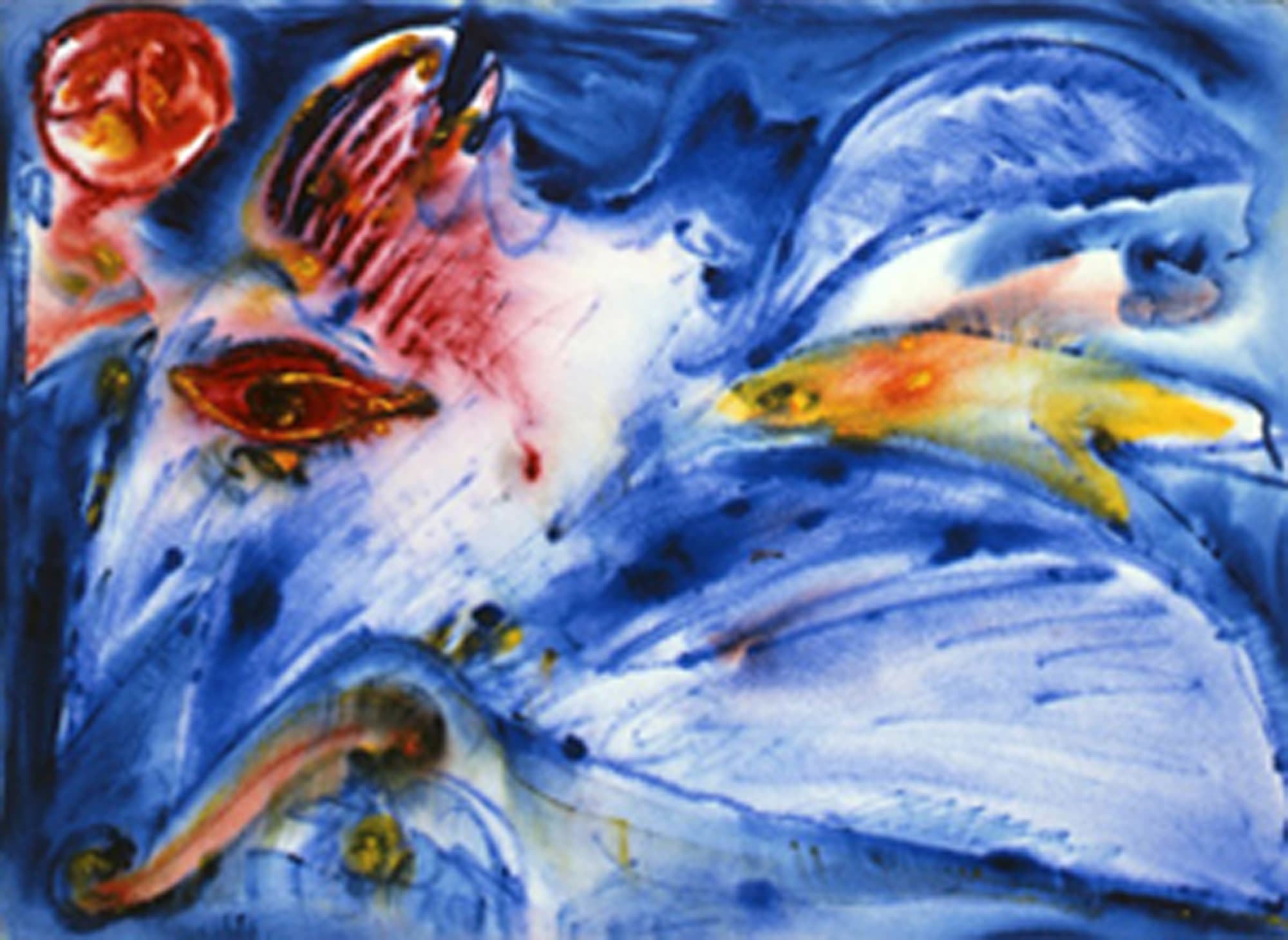 Bla Himmelfogl, Jerusalem, 1979, acquerelli su carta, cm 56X78